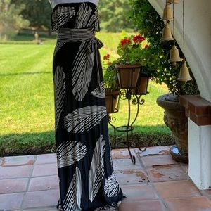 BCBG Maxazria strapless long dress